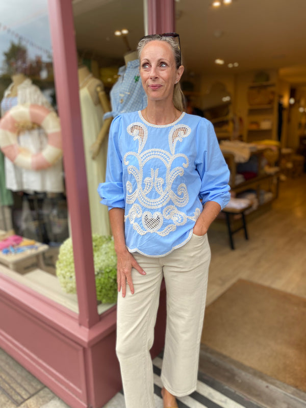 Hettie blouse (blue)