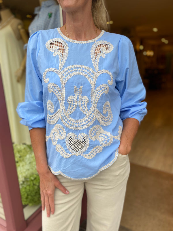 Hettie blouse (blue)