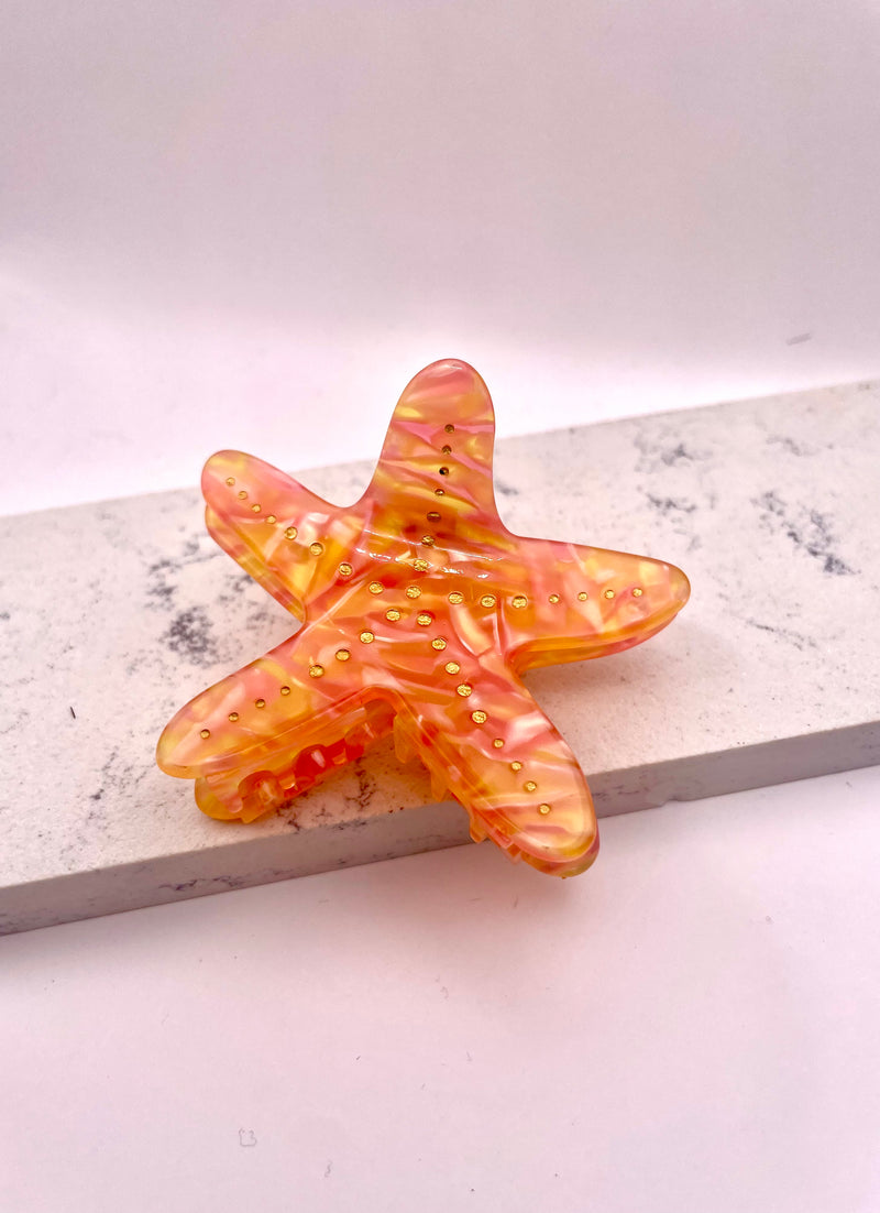 Starfish hair Claw Clip
