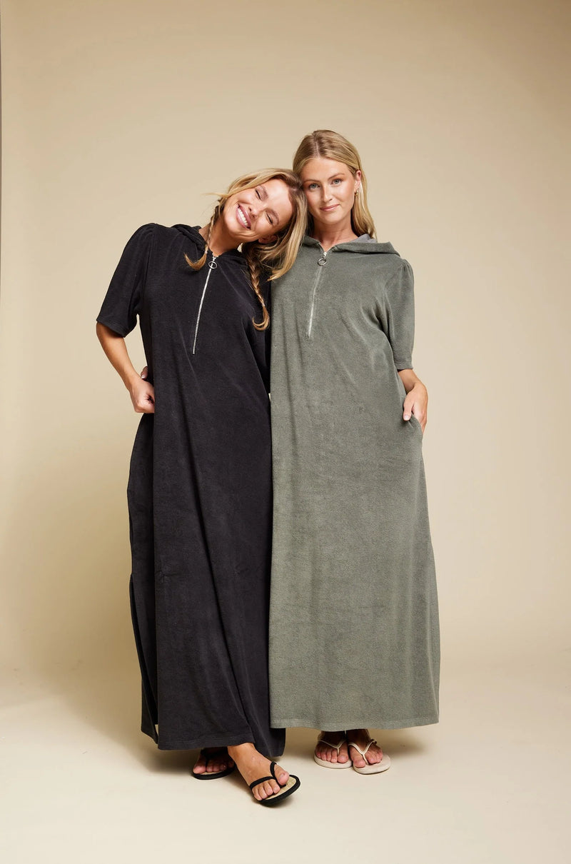 Line of Oslo Terry dress (green)