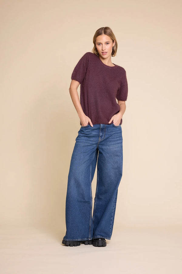 Line of Oslo Monroe knit (berry)