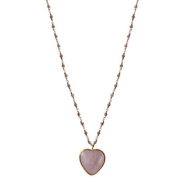IBU Rose Heart Necklace