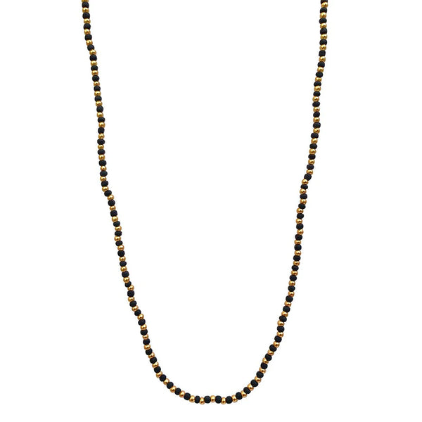 IBU The Sun black and gold Necklace