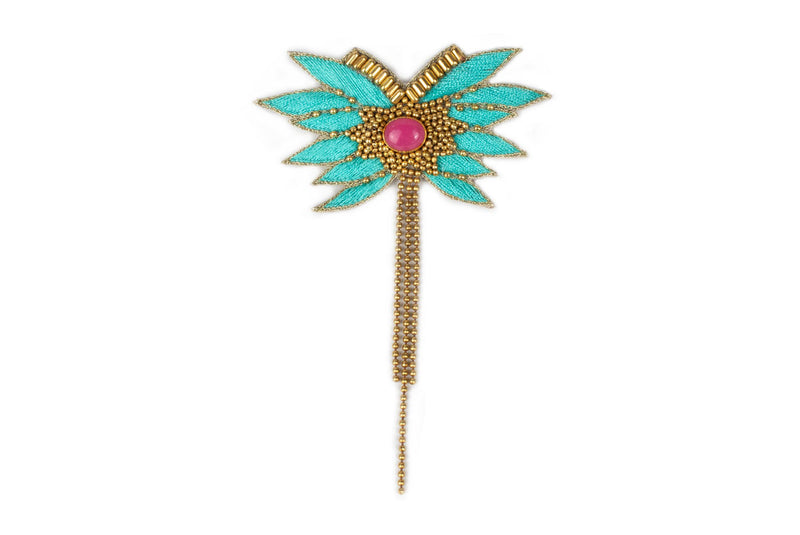 Nahua Briac Brooch (turquoise)
