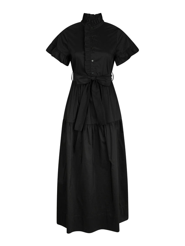 Neo Noir Nellie Poplin dress