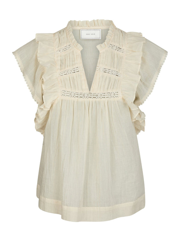 Neo Noir Jayla blouse (light yellow)