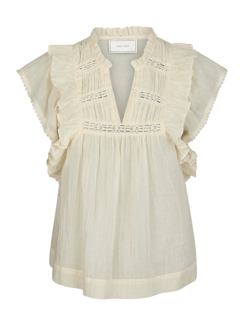 Neo Noir Jayla blouse (light yellow)