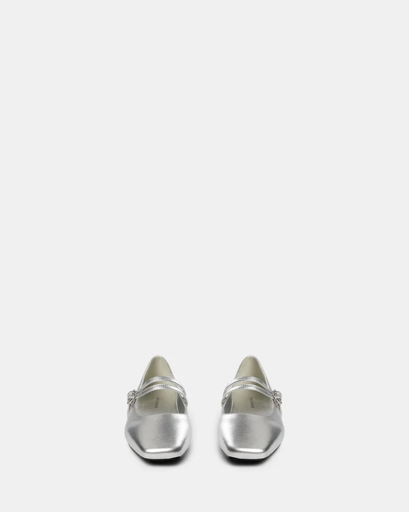 Sofie Schnoor Silver Ballerina Mary Jane Shoes