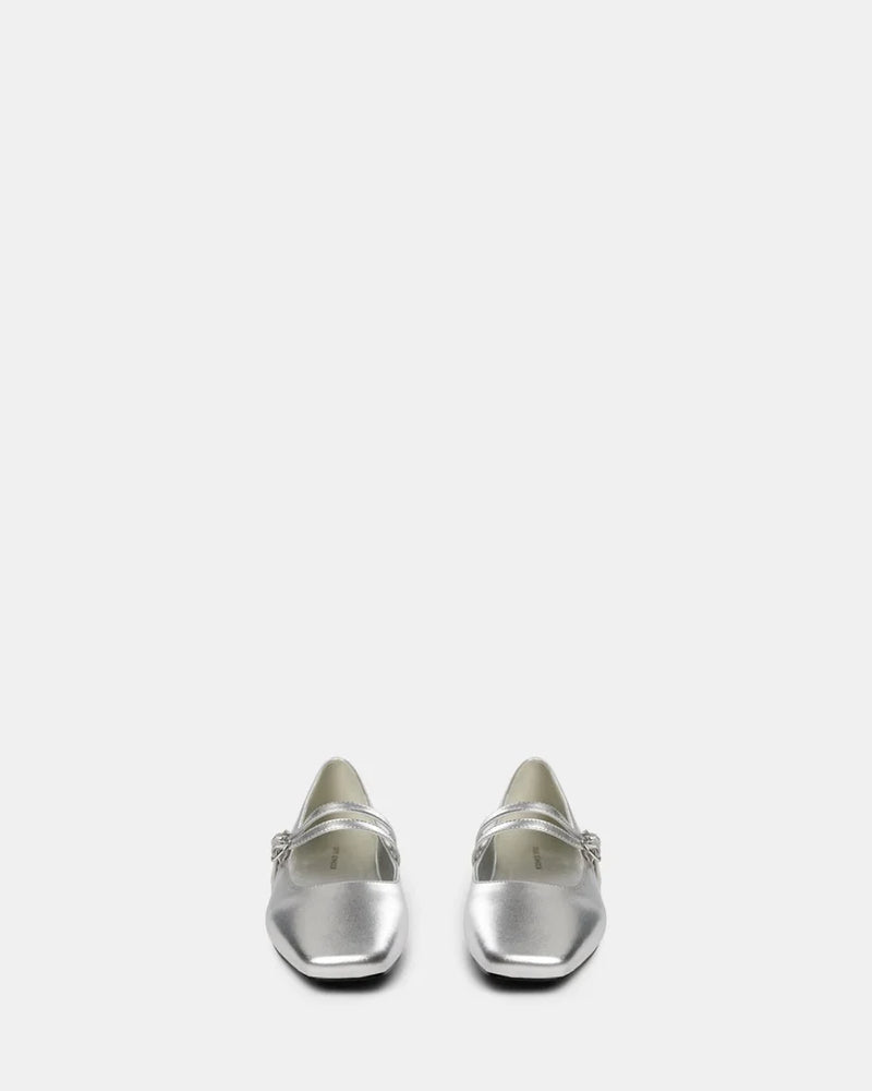 Sofie Schnoor Silver Ballerina Mary Jane Shoes