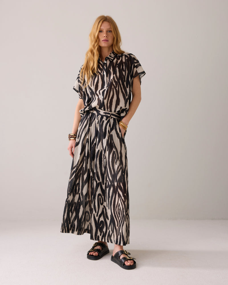 Summum Woman Zebra print blouse