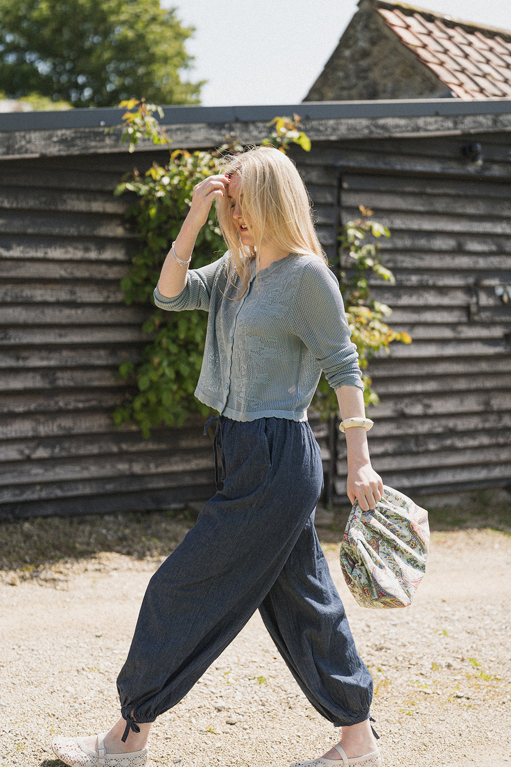 Neo Noir Roxane Balloon Pants (Denim) – Sansom Reed