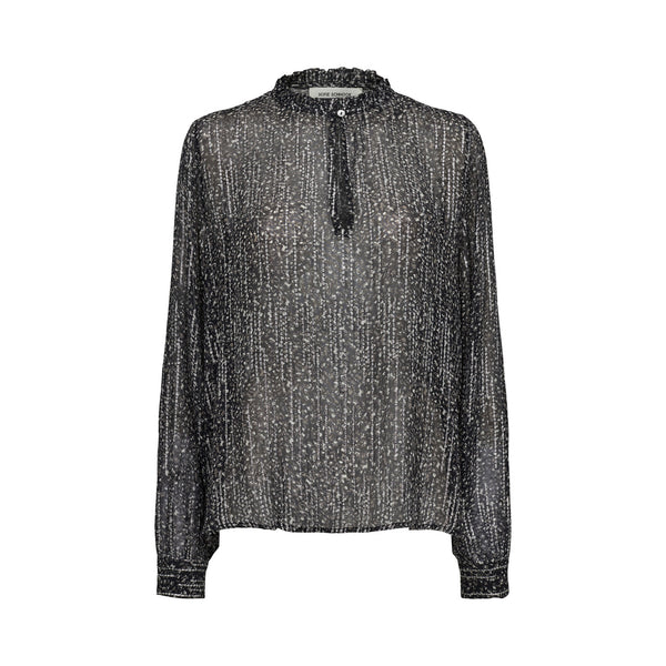 Sofie Schnoor Charcoal / Silver Sparkle Top