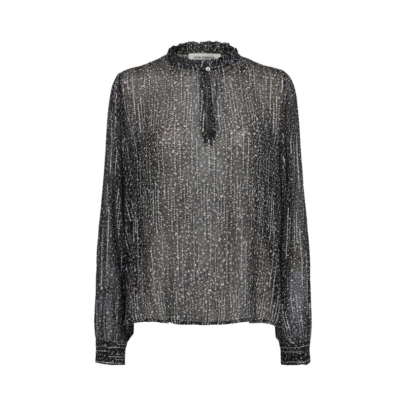 Sofie Schnoor Charcoal / Silver Sparkle Top