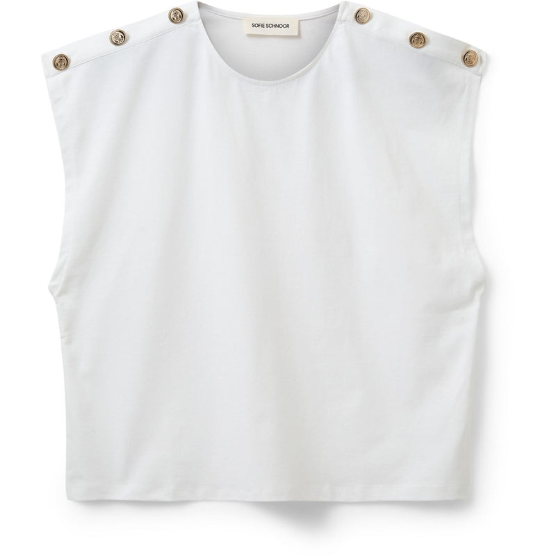 Sofie Schnoor button shoulder tee