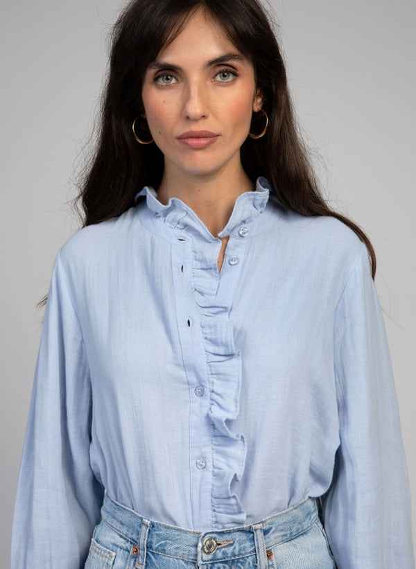 Cleo blouse (blue)