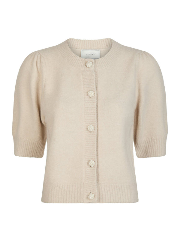 Neo Noir Trudy Knit Cardigan (ivory)