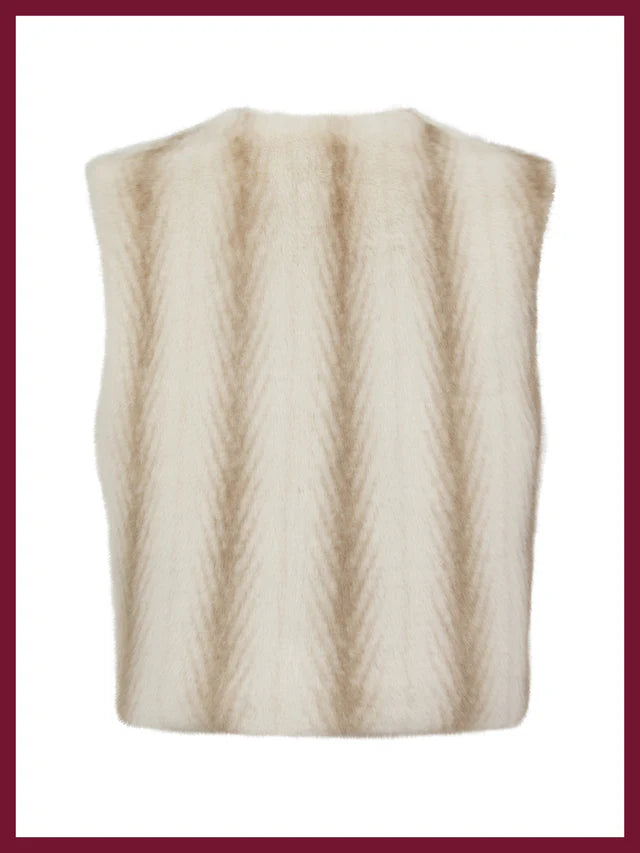 Nooki Edelweiss Gilet (Cream Chevron)
