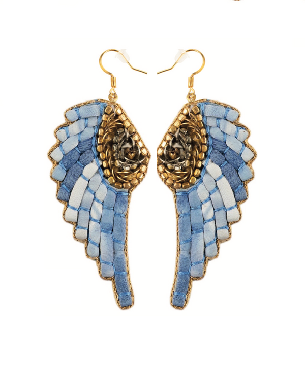 Nahua Anita Earrings (Blue)