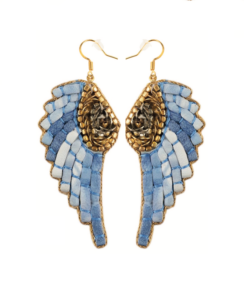 Nahua Anita Earrings (Blue)