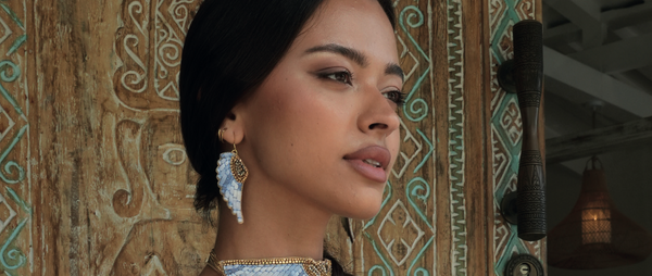 Nahua Anita Earrings (Blue)