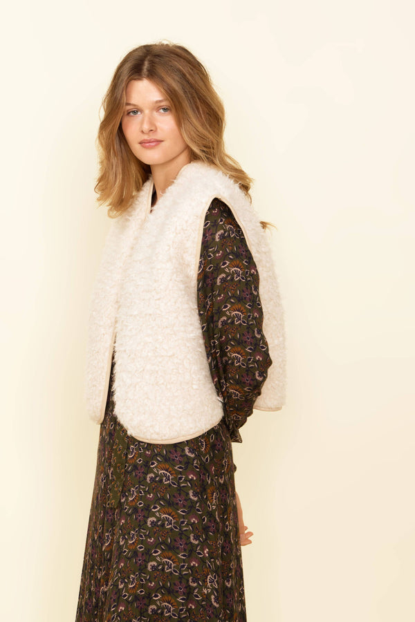 Louizon Bamba Gilet (Ecru)
