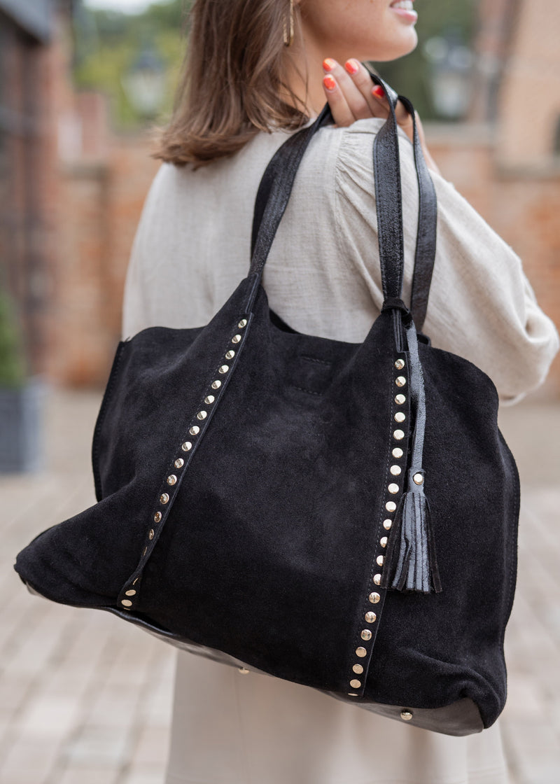 Black bag silver detail online