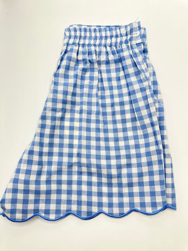 Ellie Shorts (blue gingham)