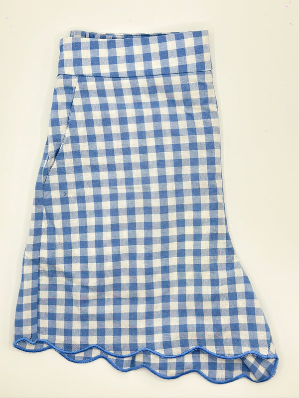 Ellie Shorts (blue gingham)