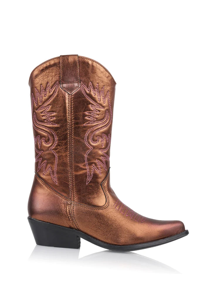 DWRS High Texas Metallic Boots (Bronze)