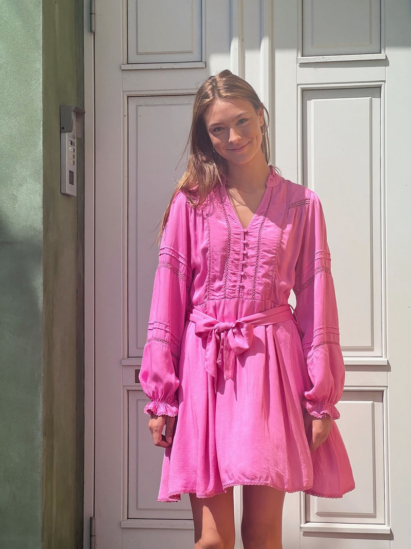 Neo Noir Ditte Dress (Pink)