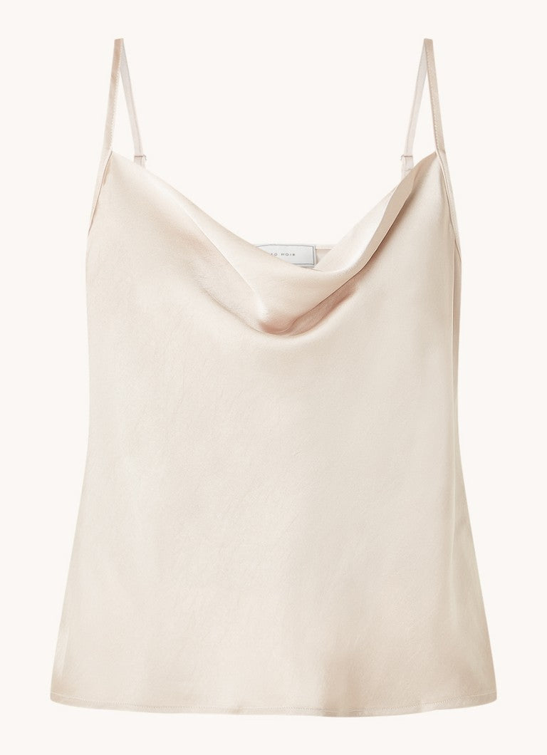 Neo Noir Ratna heavy sateen camisole top (Champagne)
