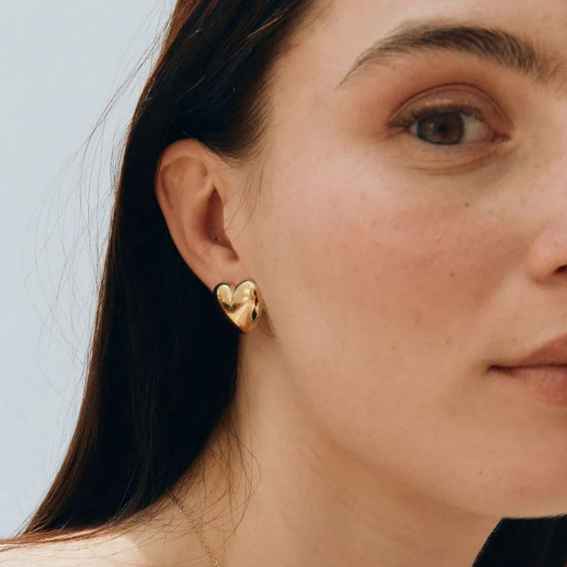 Barley Studs (Large Gold)