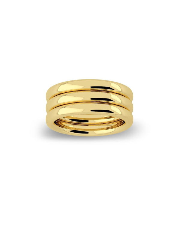 Stainless Steel Monica Ring (gold)
