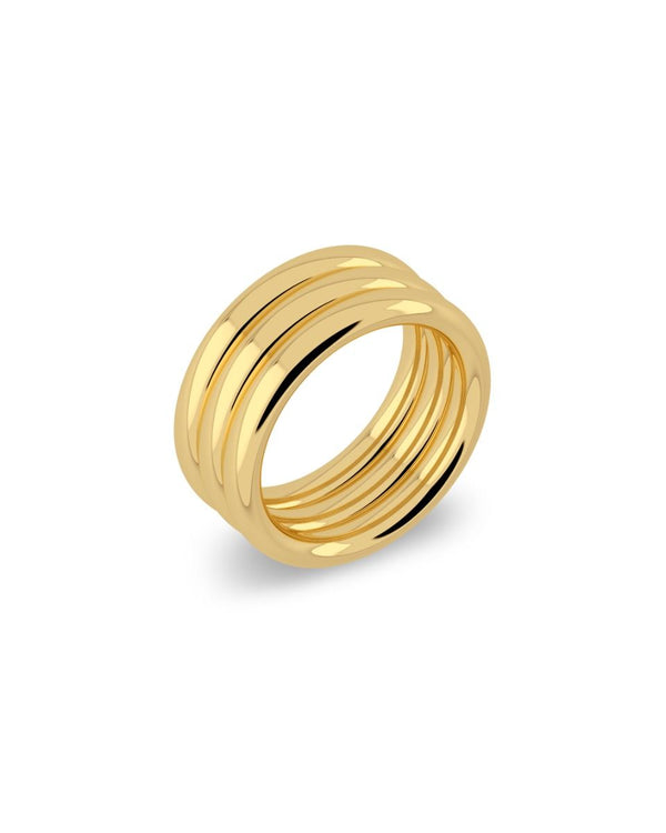 Stainless Steel Monica Ring (gold)