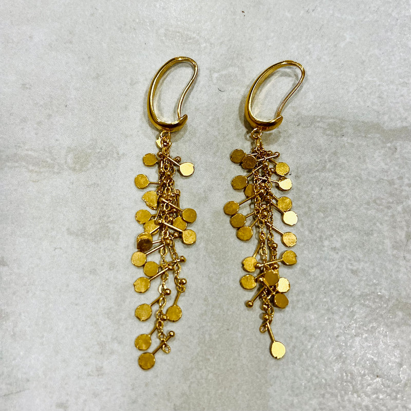 Bronze drop Earrings: (very light)