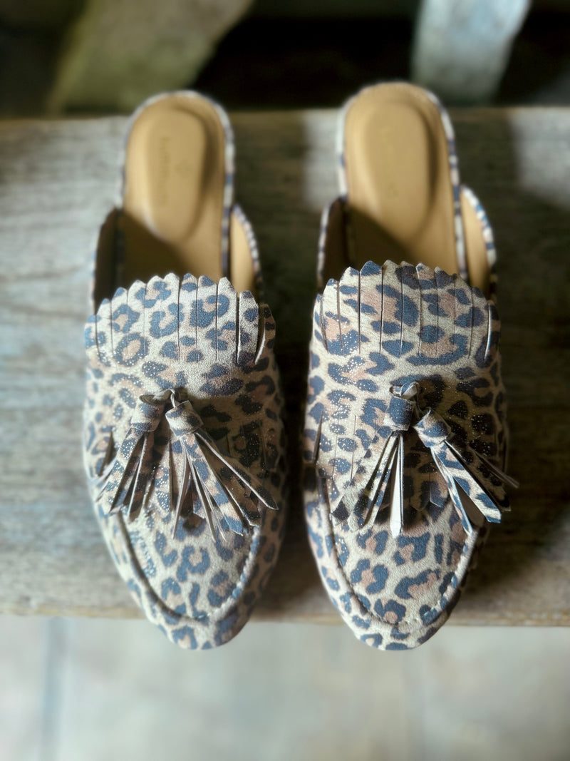 Summum Woman Leopard Mules