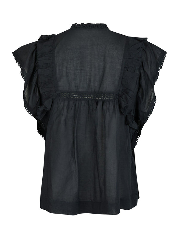 Neo Noir Jayla blouse (navy)