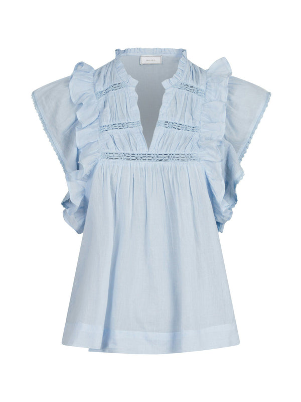 Neo Noir Jayla blouse (light blue)