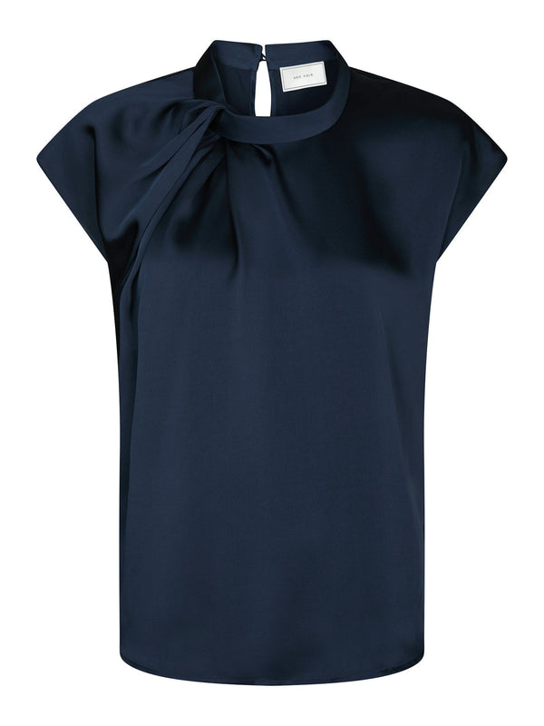 Neo Noir Fleur blouse (Navy)