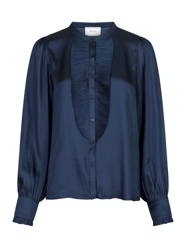 Neo Noir Zola Blouse Midnight Blue