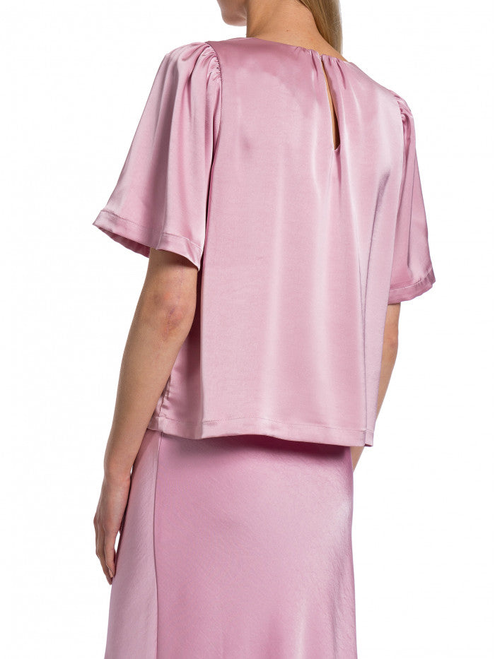 Neo Noir Florina heavy sateen blouse