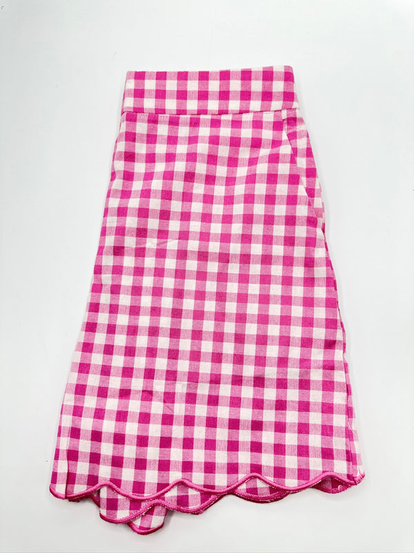 Ellie Shorts (pink gingham)