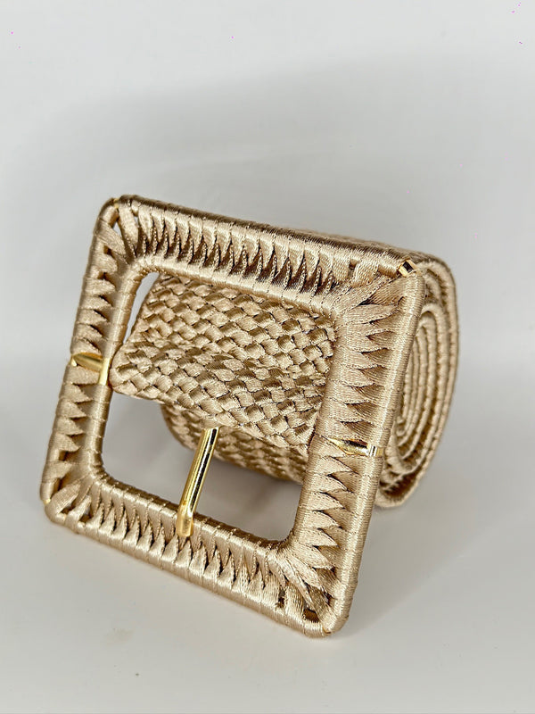 Square metallic belt