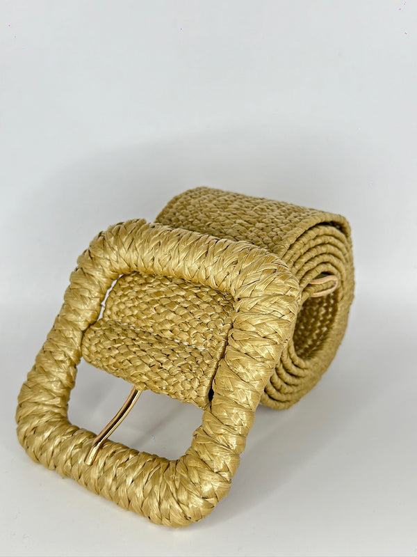 Camel square woven belt