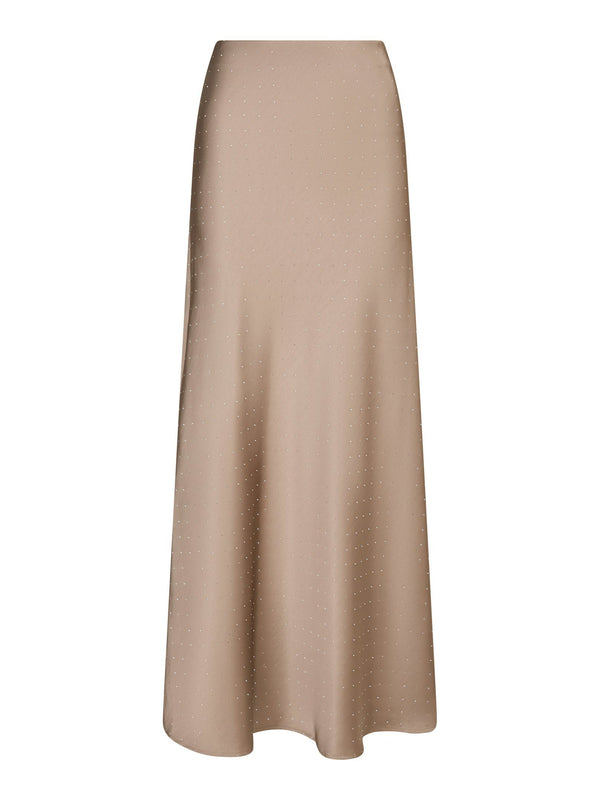 Neo Noir Viso Bedaz Skirt (Dark Taupe)