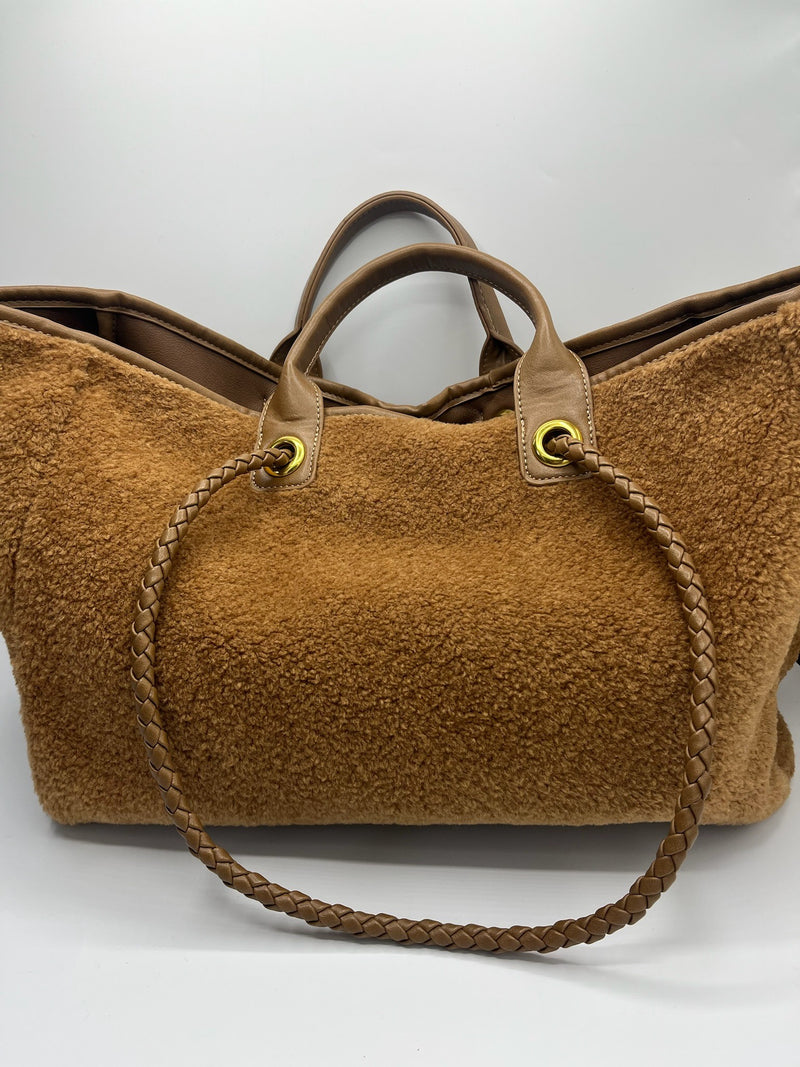 Diana Reversible Tote Bag (tan)