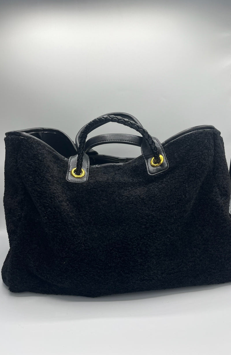 Diana Reversible Tote Bag (black)