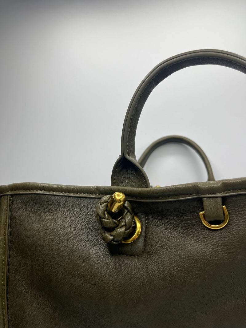 Diana Reversible Tote Bag (khaki)