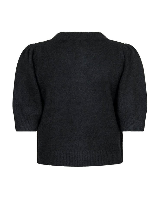 Neo Noir Trudy Knit Cardigan (black)