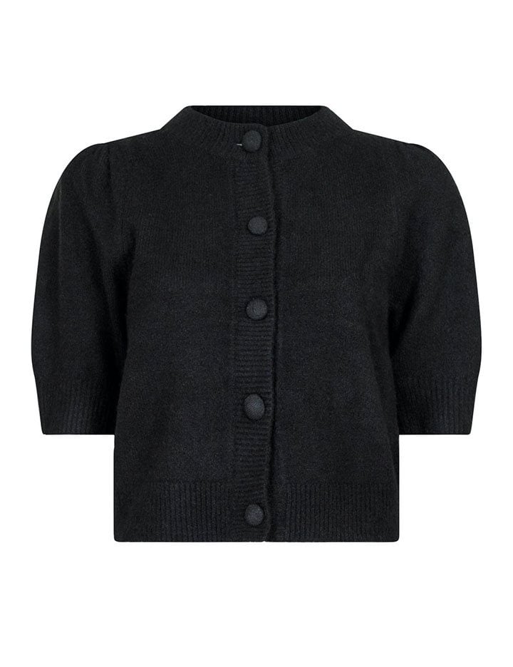 Neo Noir Trudy Knit Cardigan (black)